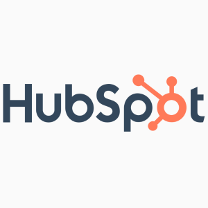 HubSpot logo, an all-in-one software for inbound marketing, sales, and service, integrating email marketing for e-commerce acceleration.