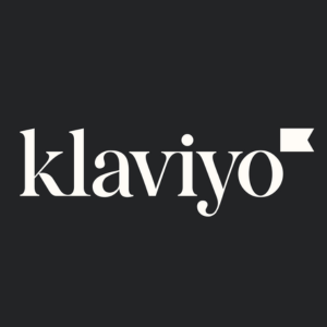 Klaviyo logo, vital email marketing platform in boosting Shopify store engagement.