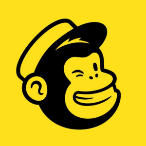 Mailchimp logo, an important email marketing platform, and key in driving online sales and customer engagement.
